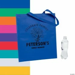 Deals ❤️ 15" x 17" Personalized Large Family Tree Nonwoven Tote Bags - 24 Pc. ❤️