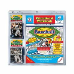 Buy ✨ 3bros Educational ⚾ Baseball Card Workbook Combo for Grades 1-2 - 100 pcs ⭐