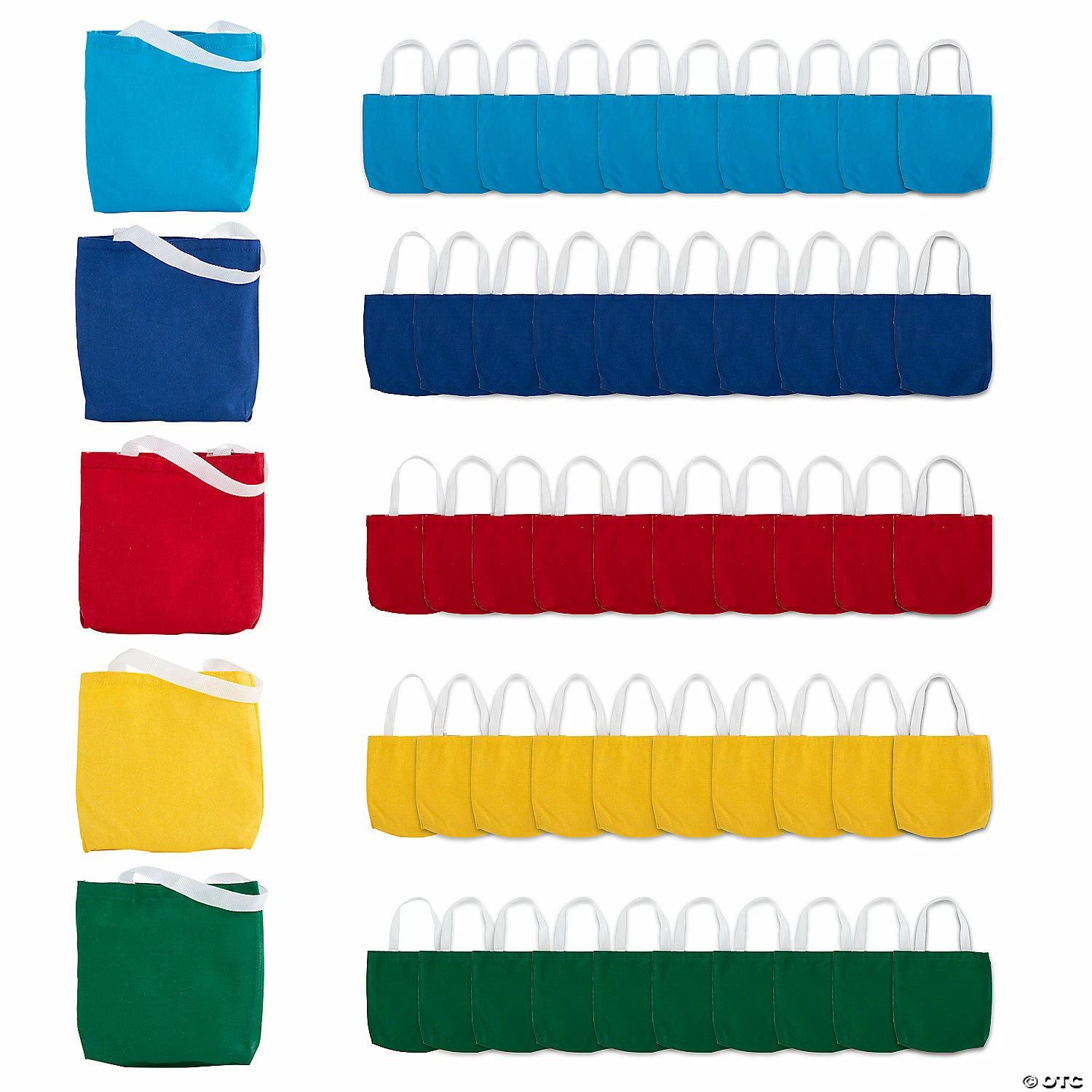Outlet π 8" x 7-3/4" Mini Canvas Tote Bag Assortment - 50 Pc. β¨ 3 Outlet π 8" x 7-3/4" Mini Canvas Tote Bag Assortment - 50 Pc. β¨