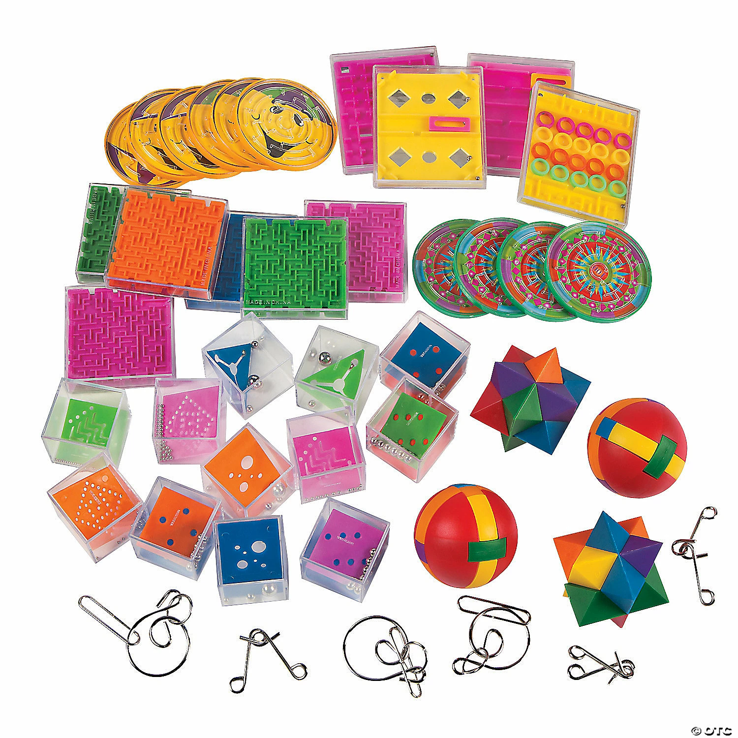 New π Brain Teaser Game Boredom Buster Kit - 50 Pc. βοΈ