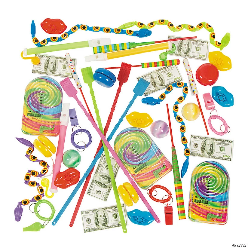 Wholesale 𧨠Bright Deluxe Toy Assortment - 50 Pc. π€© 3 Wholesale 𧨠Bright Deluxe Toy Assortment - 50 Pc. π€©