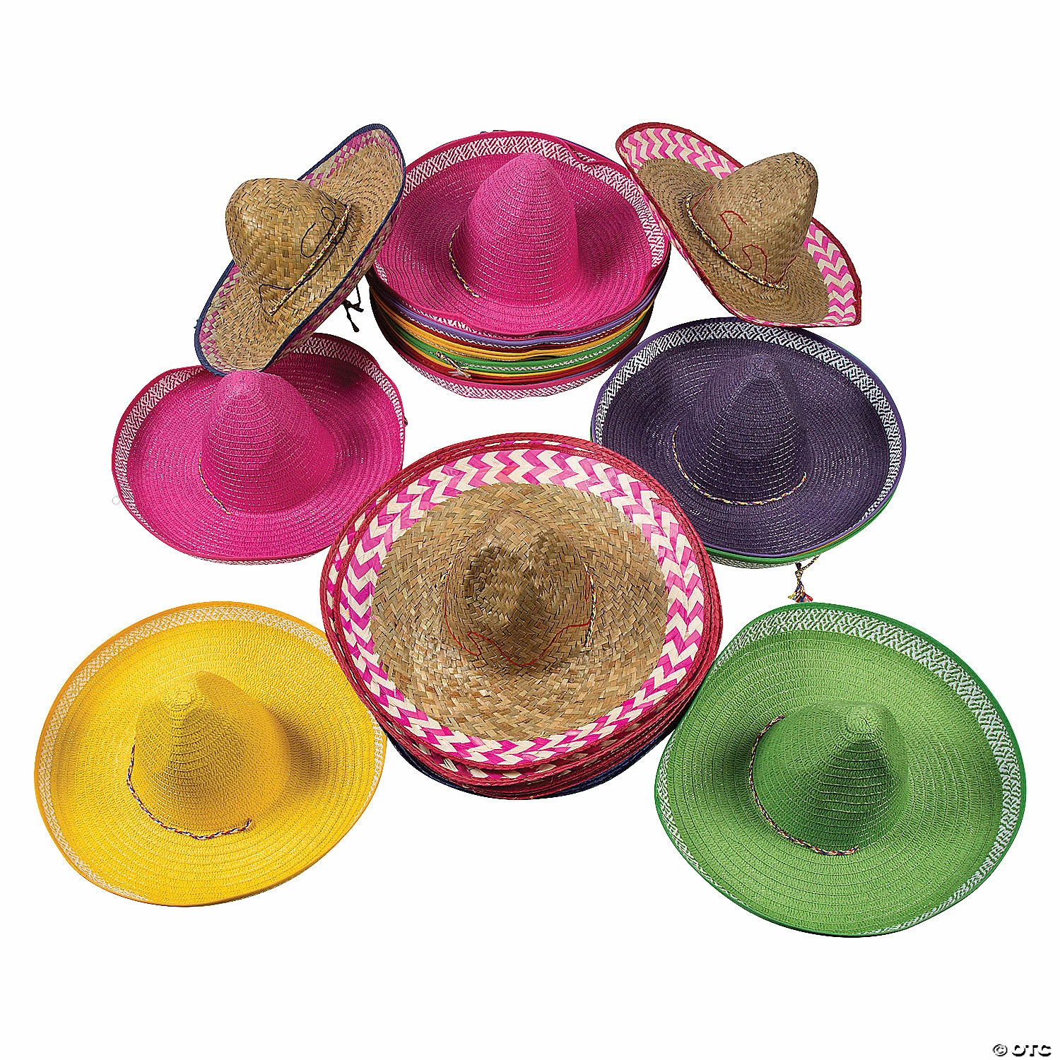 Best deal π₯° Bulk Assorted Color Sombreros - 72 Pc. π