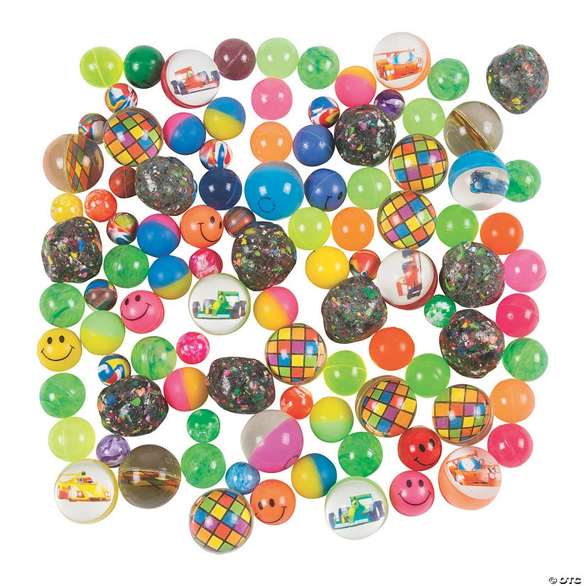 Brand new π Bulk Bouncy Ball Assortment - 100 Pc. π 3 Brand new π Bulk Bouncy Ball Assortment - 100 Pc. π