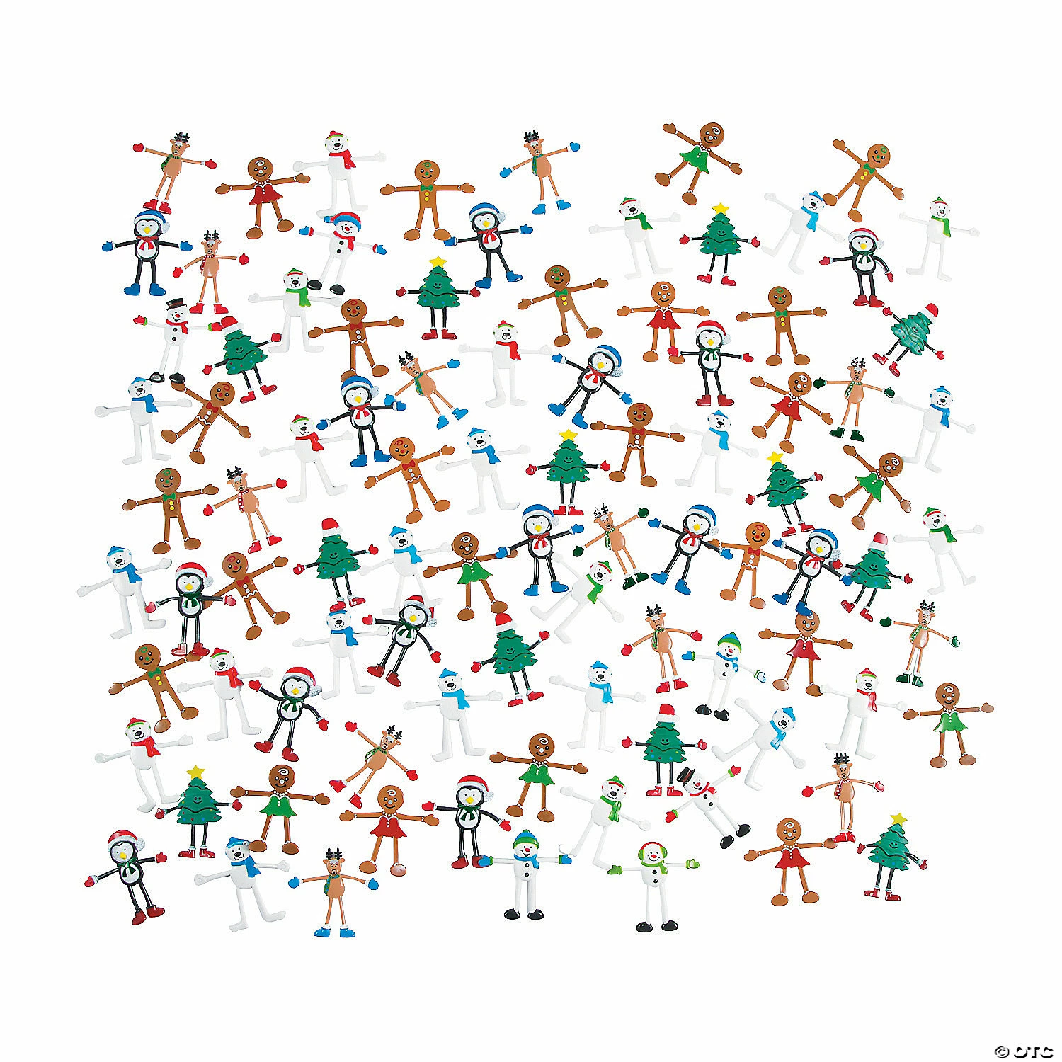Brand new π Bulk π Christmas Bendable Assortment - 100 Pc. π