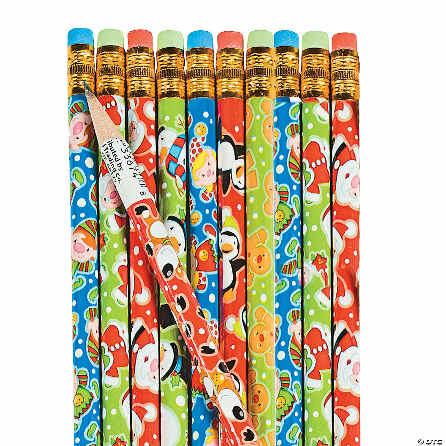 Outlet π€© Bulk π Christmas Characters Pencil Assortment - 144 Pc. π