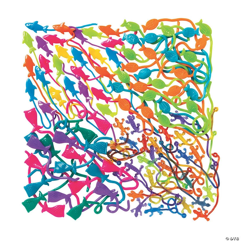 Brand new β Bulk Critters on a String Sticky Toy Assortment - 288 Pc. 𧨠3 Brand new β Bulk Critters on a String Sticky Toy Assortment - 288 Pc. π§¨