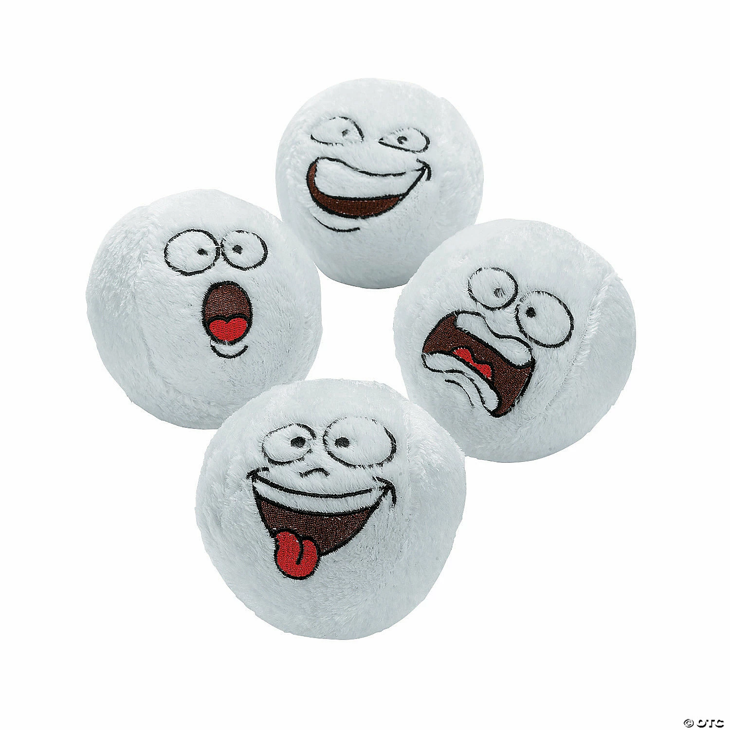 Coupon β¨ Bulk Funny Face Stuffed Snowballs - 144 Pc. π