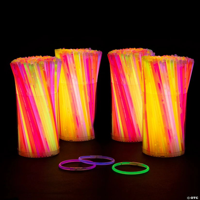 Cheap π Bulk Glow Bracelet Assortment - 1000 Pc. π 3 Cheap π Bulk Glow Bracelet Assortment - 1000 Pc. π