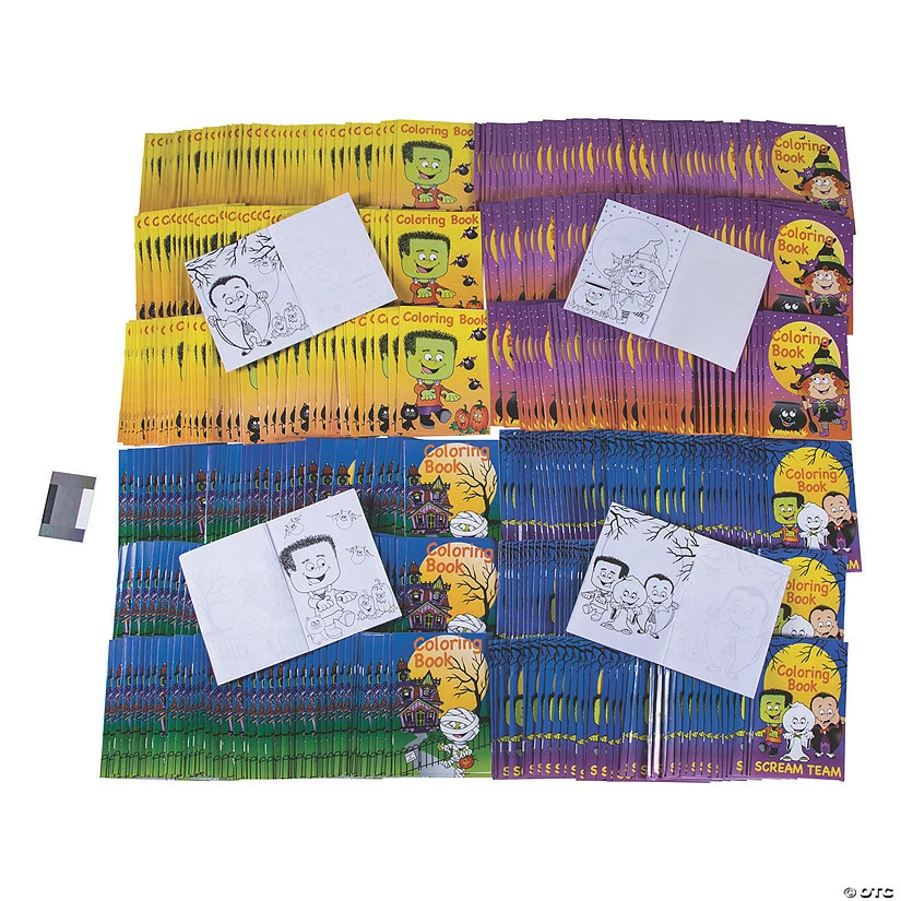 Cheapest π Bulk π¦ Halloween Coloring Books - 504 Pc. π
