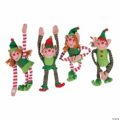 Best Pirce 🧨 Bulk Long Arm stuffed Elves - 72 Pc. 🎁