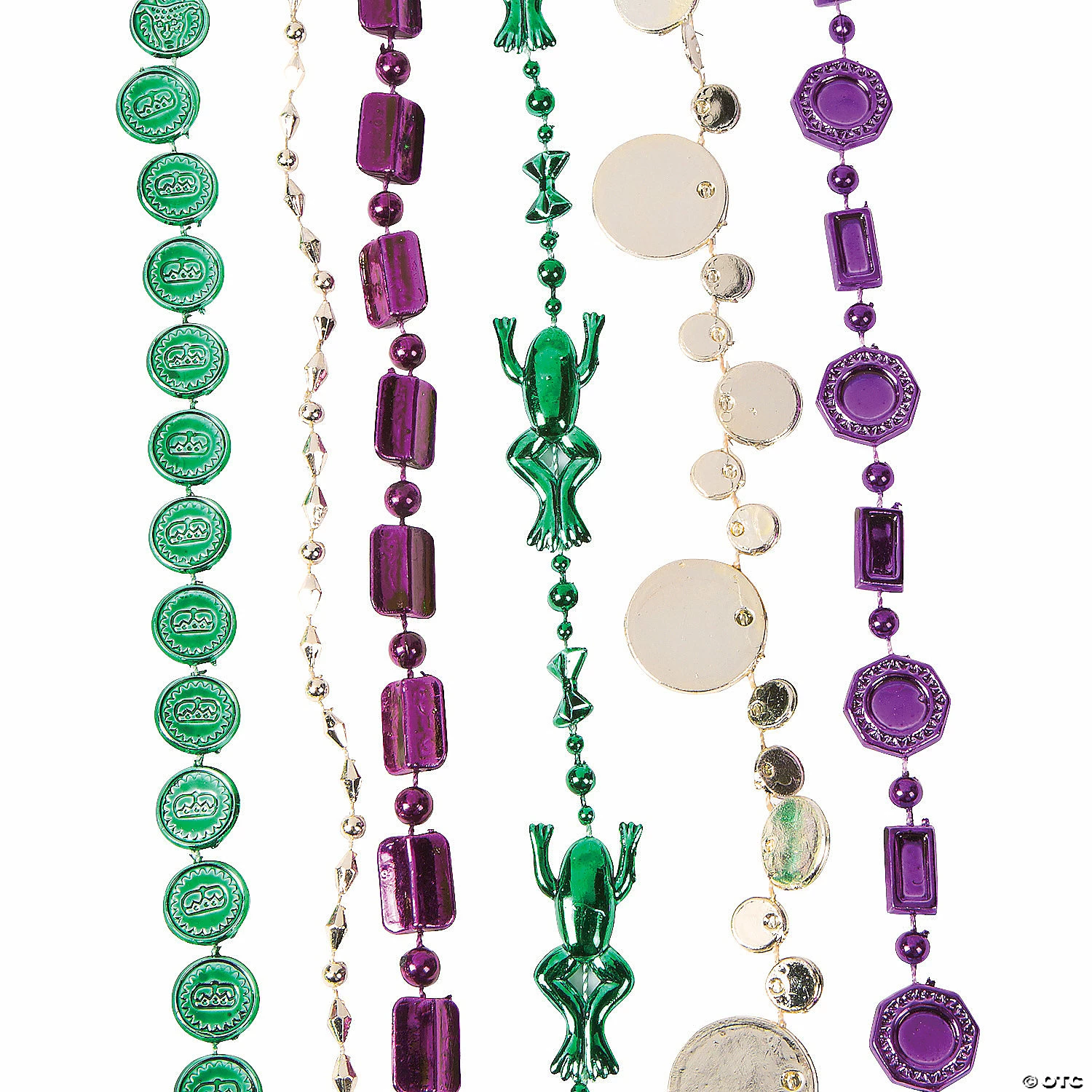 Wholesale βοΈ Bulk Mardi Gras Bead Necklace Assortment - 144 Pc. π - Image 2
