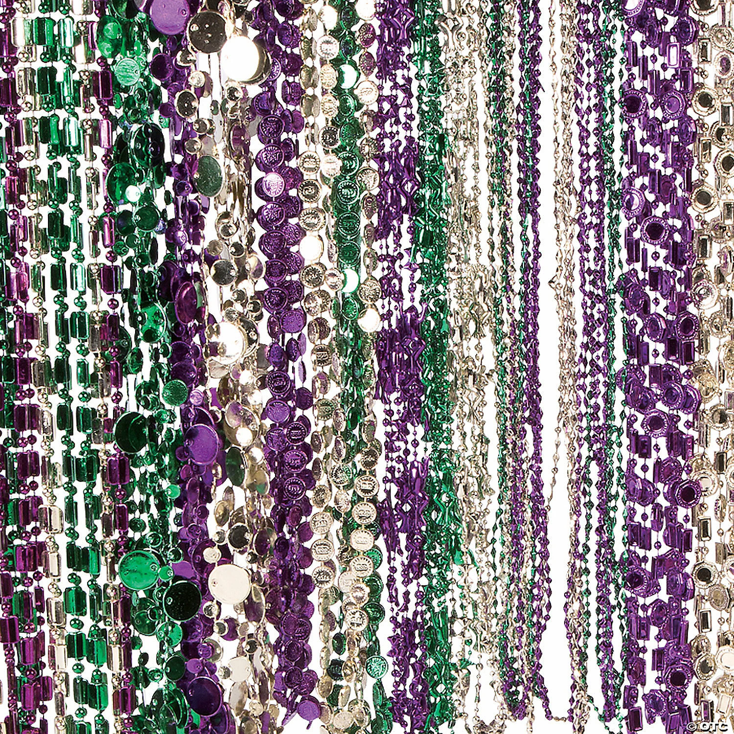 Wholesale βοΈ Bulk Mardi Gras Bead Necklace Assortment - 144 Pc. π