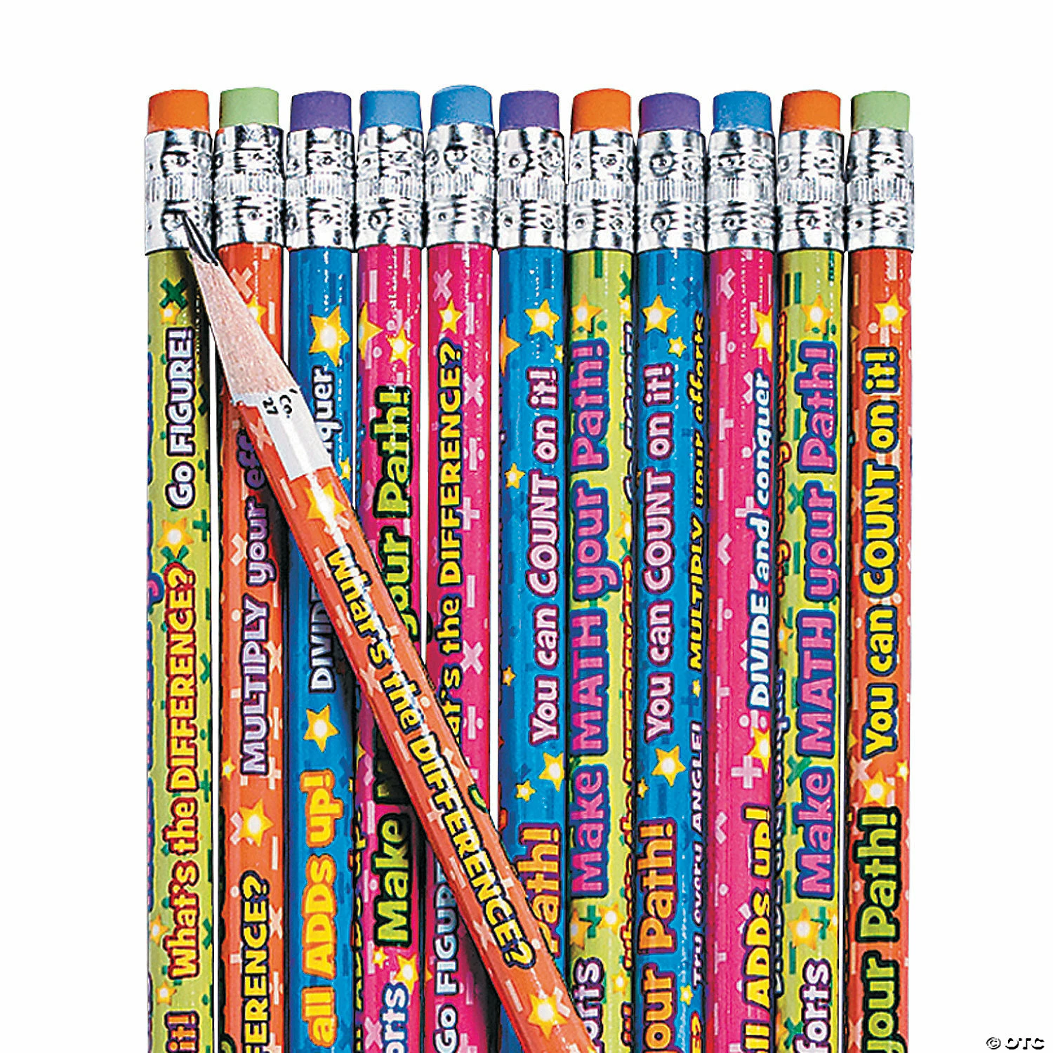 Budget π Bulk Math Pencil Assortment - 144 Pc. π