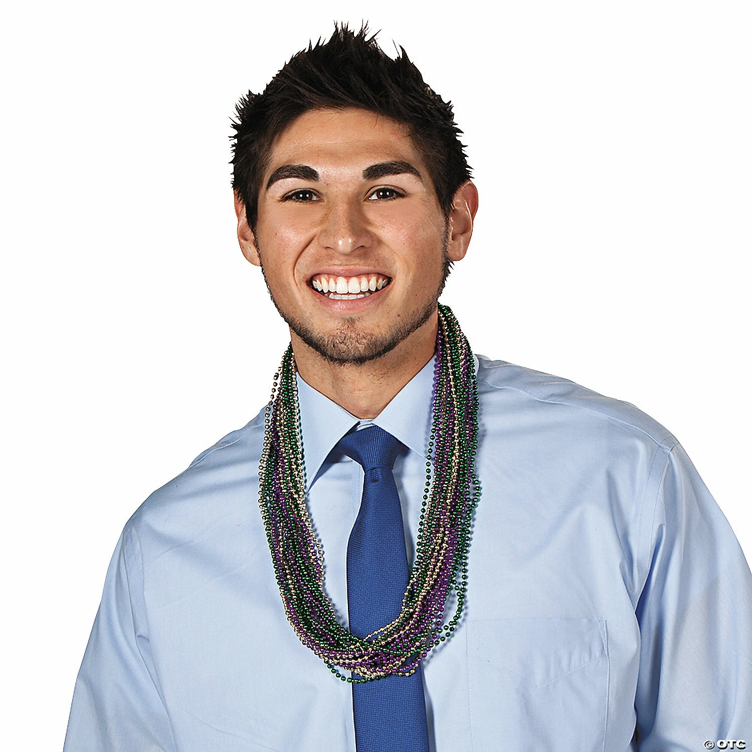 New ⭐ Bulk Metallic Mardi Gras Bead Necklace Assortment - 144 Pc. ⭐ - Image 2