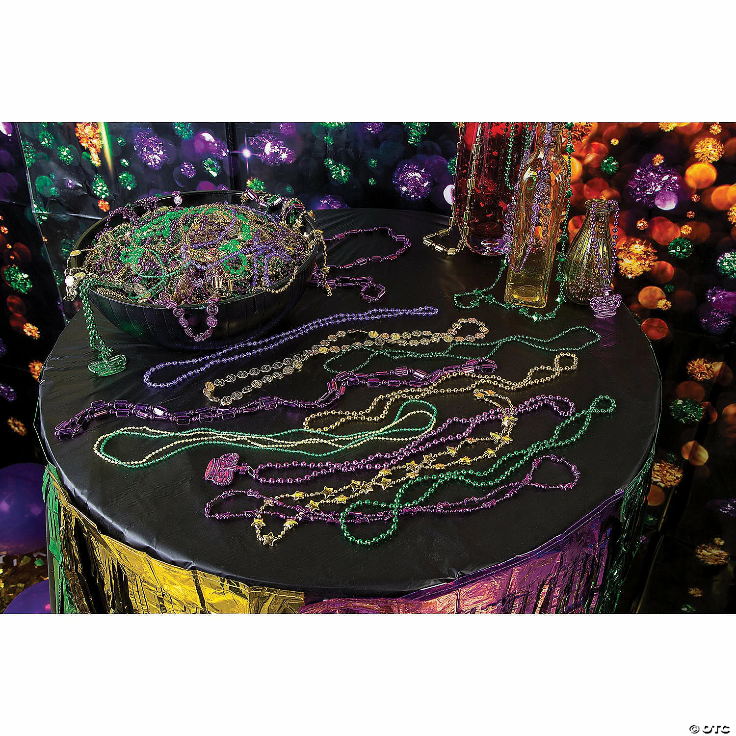 New ⭐ Bulk Metallic Mardi Gras Bead Necklace Assortment - 144 Pc. ⭐ - Image 5