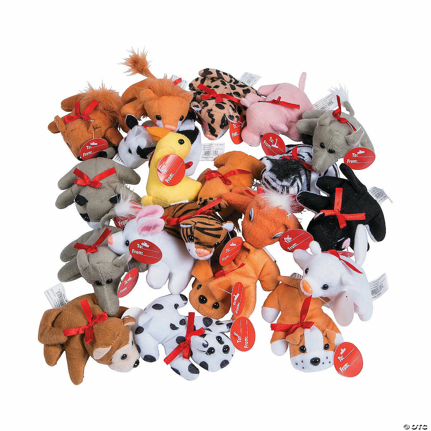 Deals π Bulk Mini Gift Exchange Stuffed Animal Assortment - 50 Pc. π