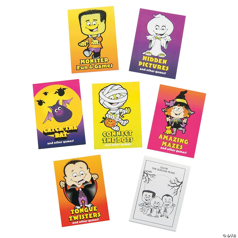 Coupon π― Bulk Mini π Halloween Fun & Games Books 144 Pc. π€©