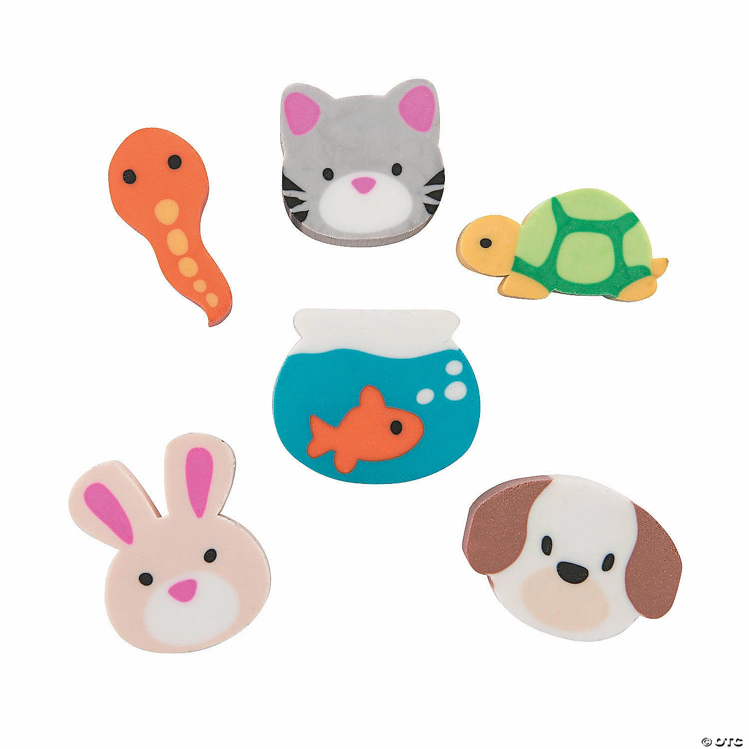 Budget π― Bulk Mini Pet Erasers - 144 Pc. π - Image 2