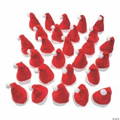Budget ⭐ Bulk Plush Santa Hats - 144 Pc. ❤️