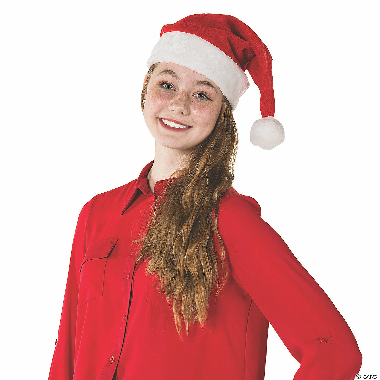 Budget ⭐ Bulk Plush Santa Hats - 144 Pc. ❤️ - Image 2