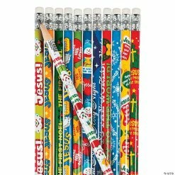 Top 10 😍 Bulk Religious 🎁 Christmas Pencil Assortment - 144 Pc. 🔥