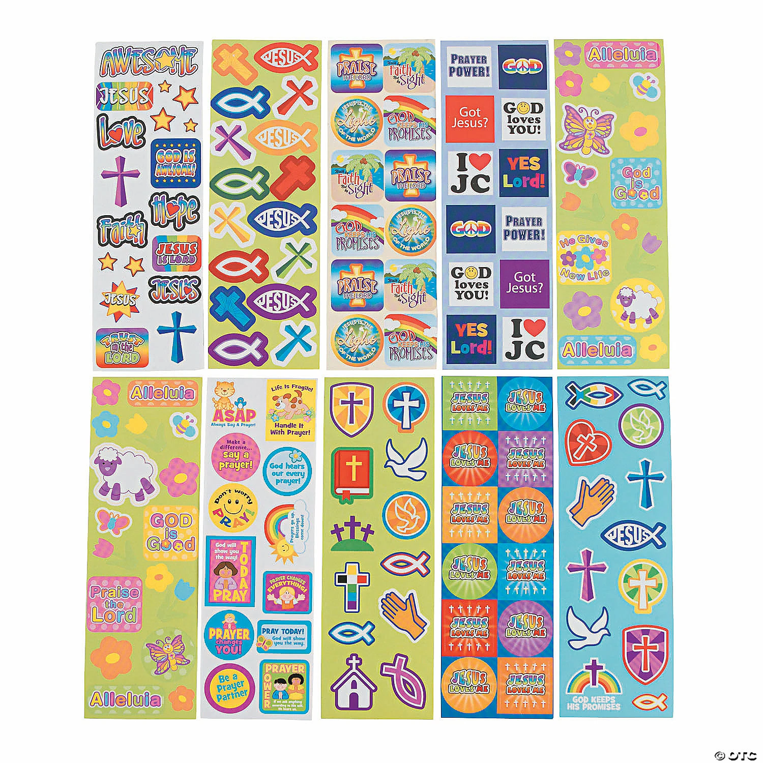 Buy π Bulk Religious Sticker Sheet Assortment - 100 Sheets π 5 Buy π Bulk Religious Sticker Sheet Assortment - 100 Sheets π - Image 3