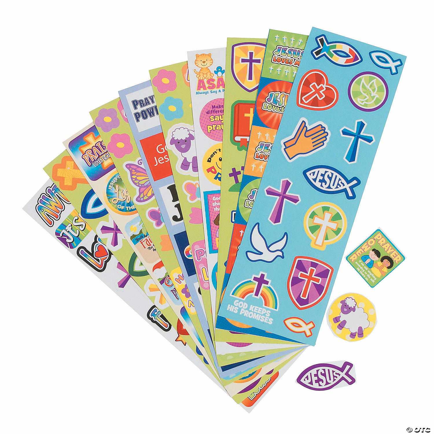 Buy π Bulk Religious Sticker Sheet Assortment - 100 Sheets π 3 Buy π Bulk Religious Sticker Sheet Assortment - 100 Sheets π