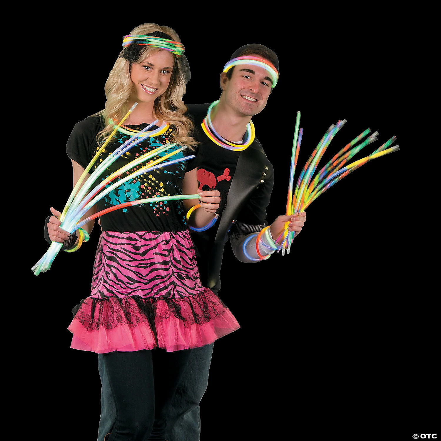 Outlet π― Bulk Tri-Color & Solid Glow Necklace Assortment - 100 Pc. π - Image 2