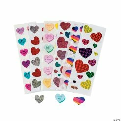 Cheapest 🛒 Bulk Valentine Sticker Sheet Assortment - 100 sheets 🔥