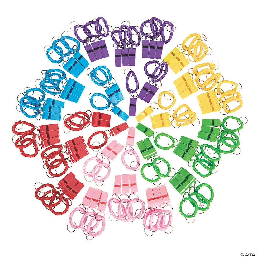 Outlet β¨ Bulk Whistle Expandable Keychains - 72 Pc. π 3 Outlet β¨ Bulk Whistle Expandable Keychains - 72 Pc. π