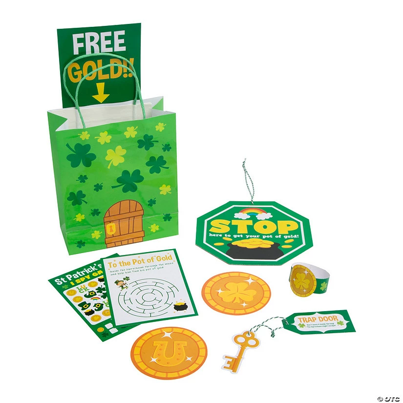 Best Sale π Catch a Leprechaun St. Patrickβs Day Activity Bag β 9 Pc. π