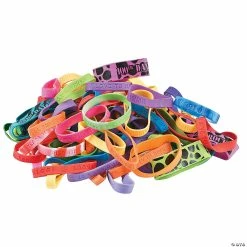 Best Sale 🎁 Classroom Rubber Bracelet Assortment - 144 Pc. 💯