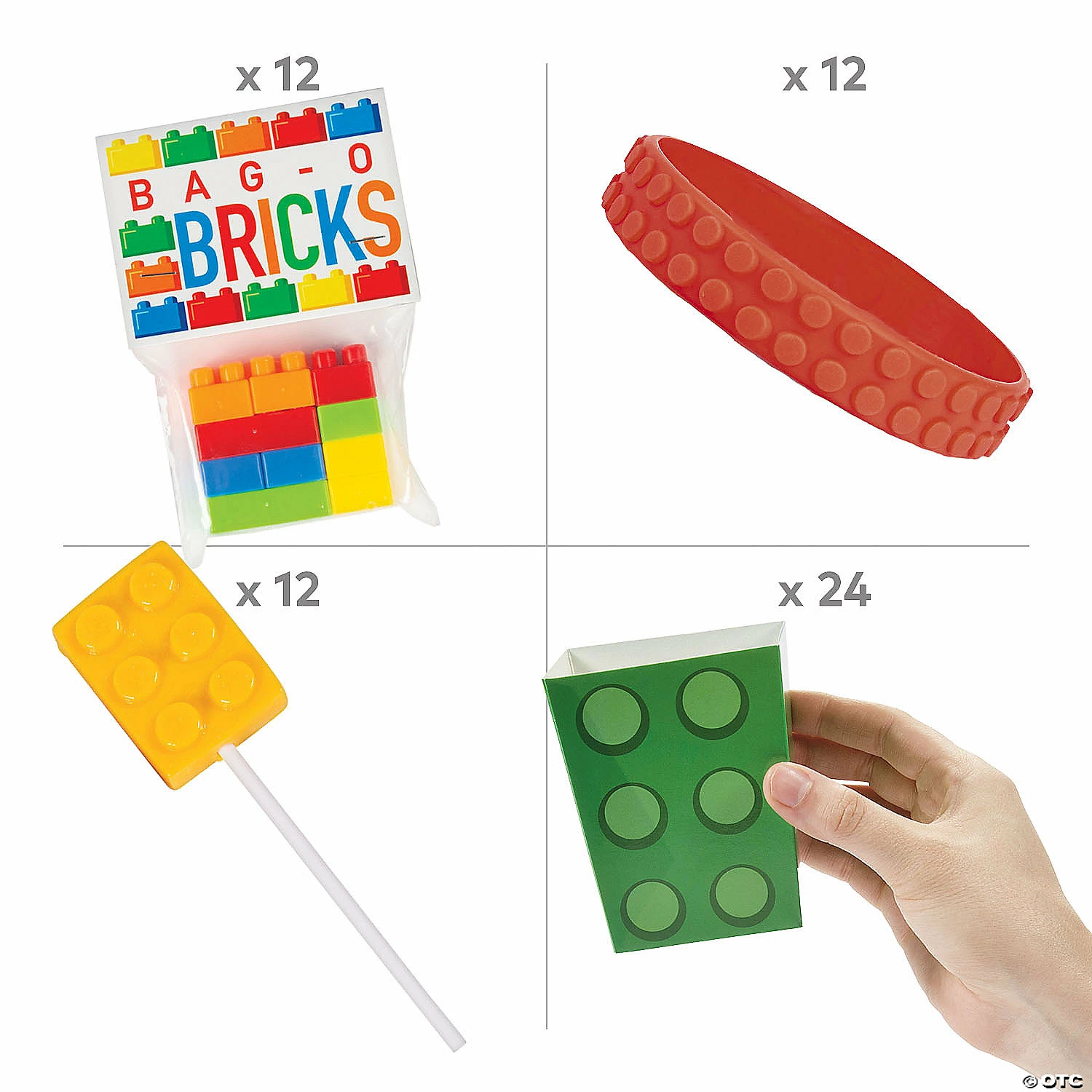 Deals π Color Brick Party Favor Kits for 12 𧨠- Image 2