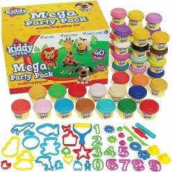 Brand new ⌛ Creative Kids Kiddy Dough Multi Color 40 Pack of Bulk Dough & Clay Pack (1oz Tubs - 40oz Total) 🎁