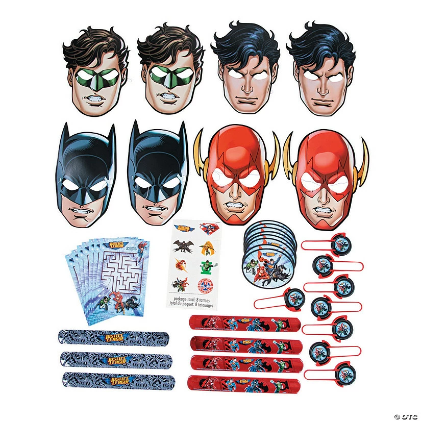 New π DC Comics Justice Leagueβ’ Favor Pack for 8 π₯°