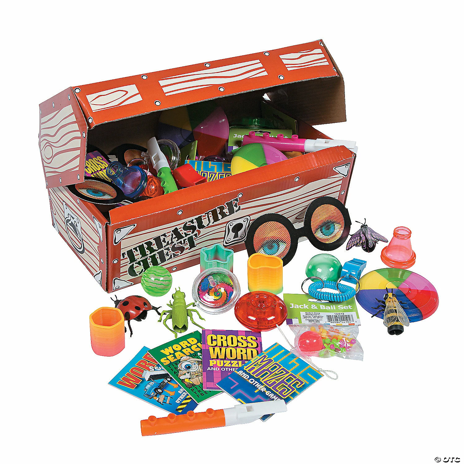 Budget 𧨠Deluxe Treasure Chest Toy Assortment - 50 Pc. π