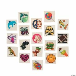 Outlet ⭐ Everyday Temporary Tattoo Assortment - 360 Pc. ⭐