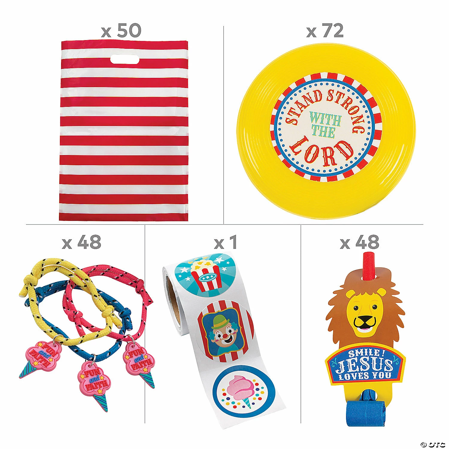 Brand new π― Faith Carnival Handout Kit for 48 β - Image 2