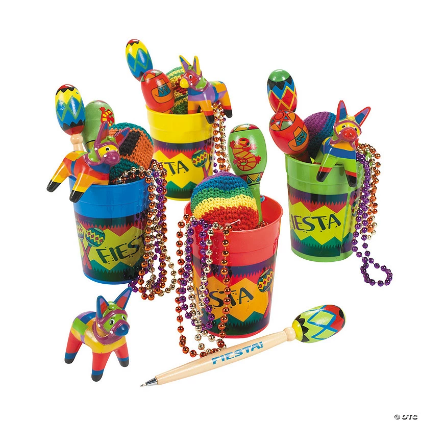 Cheapest π Favor-Filled Fiesta Maraca Plastic Cups - 4 Pc. π―