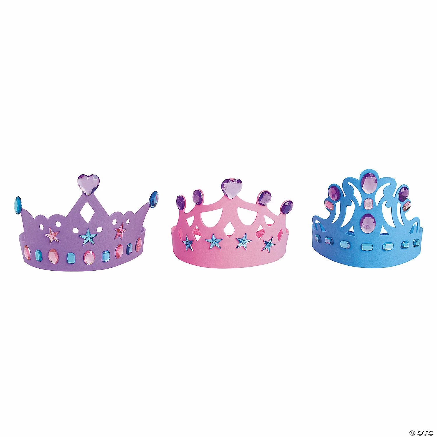 Discount β Foam Tiara Assortment - 12 Pc. π - Image 2