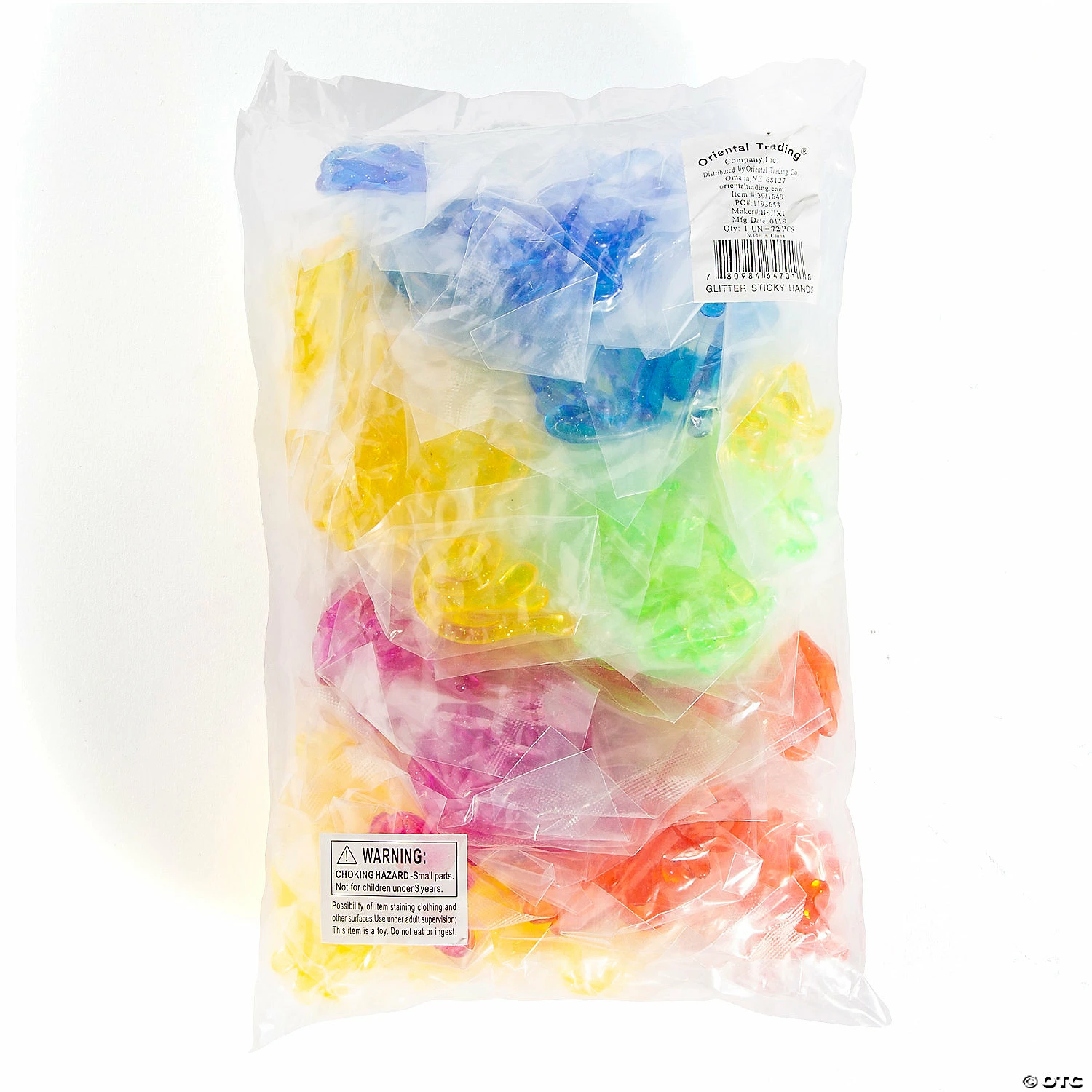 Buy π₯ Glitter Sticky Hands - 72 Pc. β¨ - Image 3