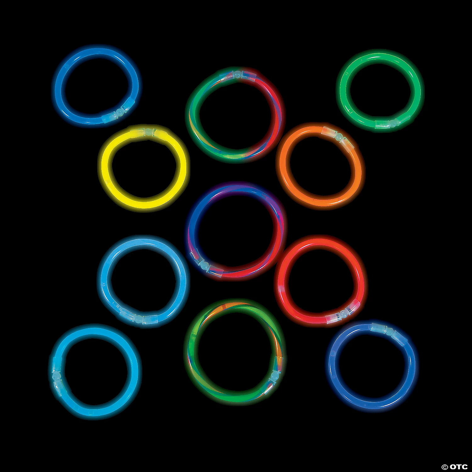 Wholesale β Glow Bracelet Assortment - 100 Pc. π 3 Wholesale β Glow Bracelet Assortment - 100 Pc. π