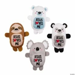 New 🧨 Jesus Loves Me Stuffed Animal Assortment - 50 Pc. 😉