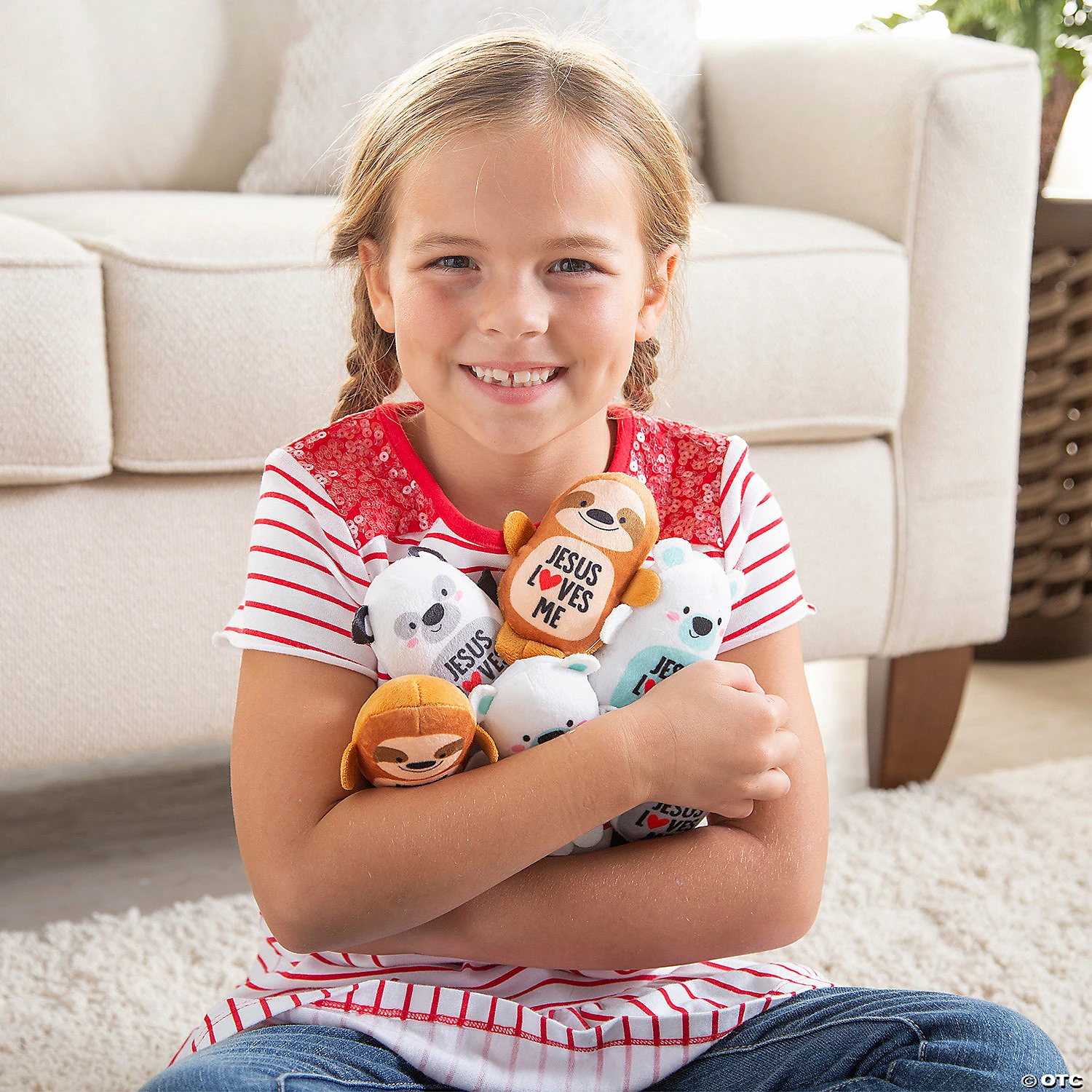 New 𧨠Jesus Loves Me Stuffed Animal Assortment - 50 Pc. π - Image 2