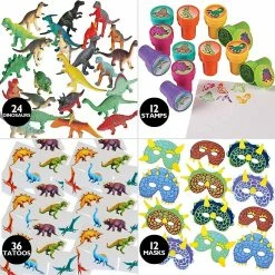 Outlet 💯 Kovot 84 Piece Kids Dinosaur Toy Party Favors Kit 🧨