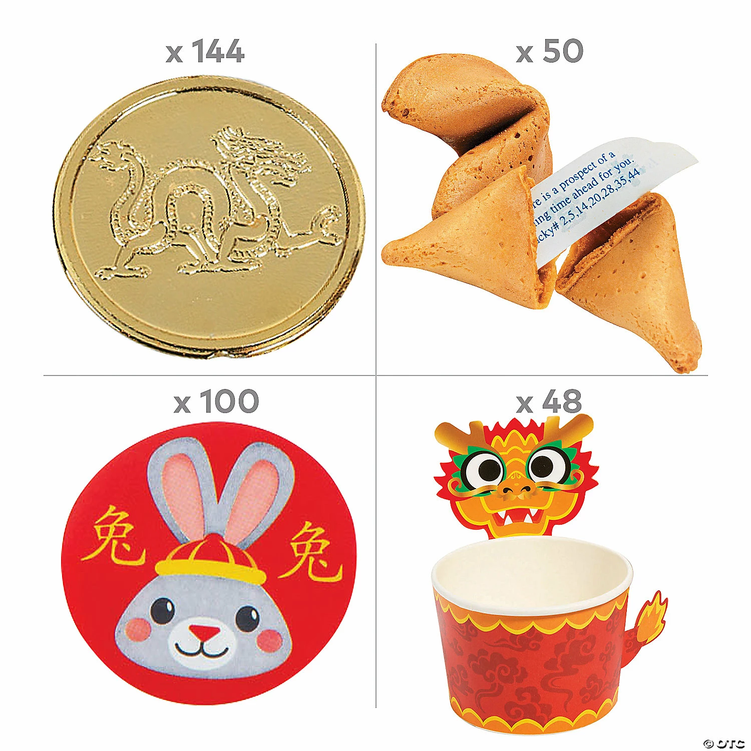 Deals ✨ Lunar New Year of the Rabbit Handout Kit for 48 ✔️ 4 Deals ✨ Lunar New Year of the Rabbit Handout Kit for 48 ✔️ - Image 2