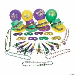 Promo ❤️ Mardi Gras Party Kit For 50 👏