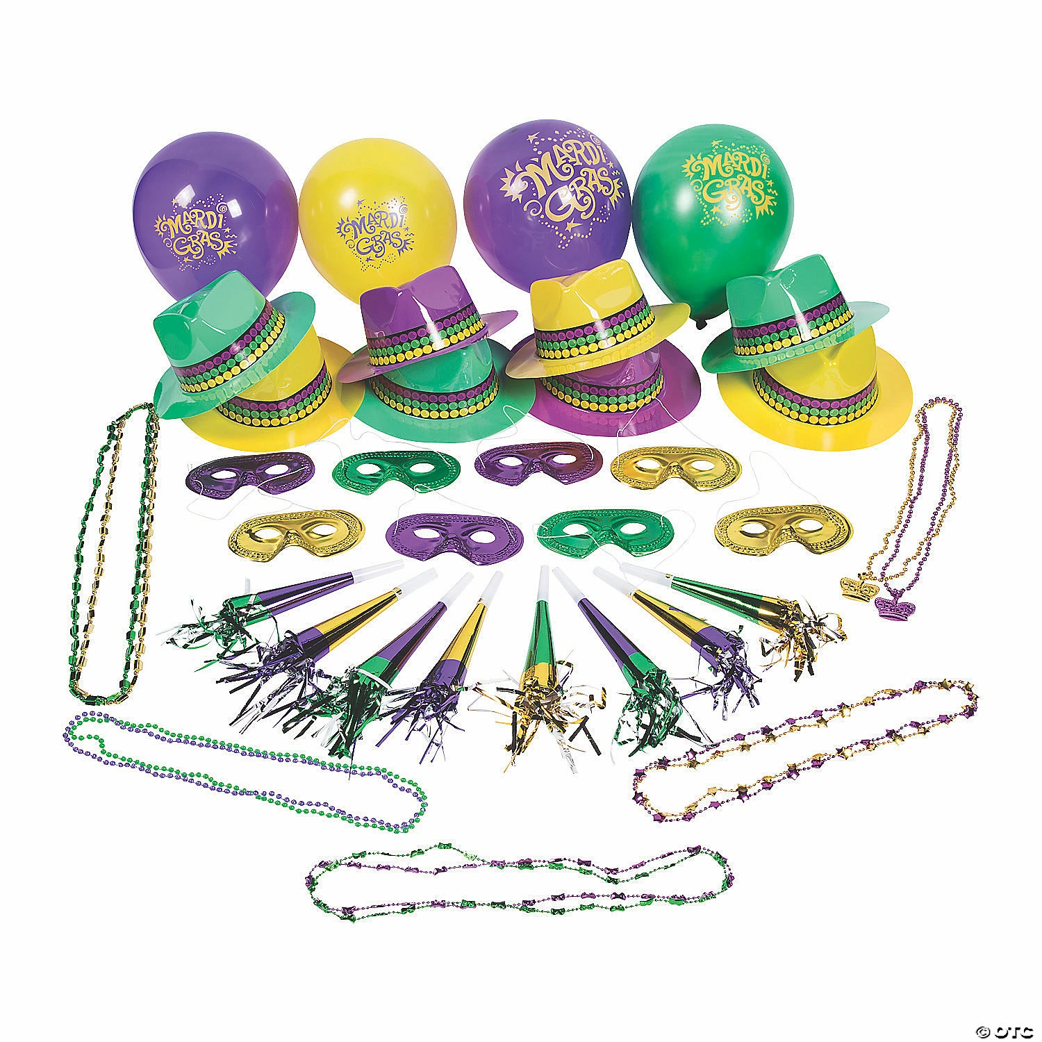 Promo β€οΈ Mardi Gras Party Kit For 50 π