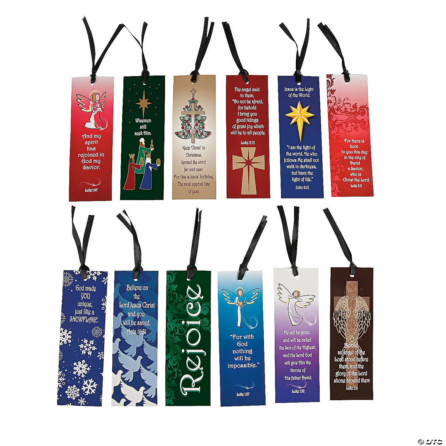 Brand new β¨ Mega π
Christmas Religious Bookmark Assortment - 144 Pc. π