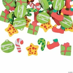 Best Sale ⌛ Mini ❄ Christmas Eraser Assortment - 100 Pc. 👍